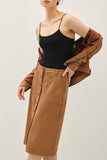 Buttery Suede Midi Skirt