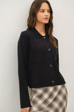 Cropped Knit Jacket