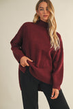 Mock Neck Sweater Top