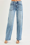 Slouchy Baggy Patch Pocket Jeans