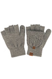 Cable Pattern Flips Mittens