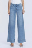 Mid Rise Wide With Trouser Hem Jeans