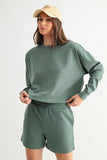 Luxe Sand Wash Rib Sweater