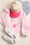 Love With Bow Embroidered Sweatshirt