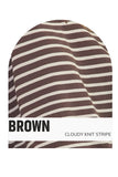 Stripe Cloudy Knit Top