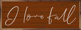 Set I Love Fall (Orange)