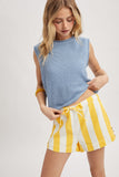 Sleeveless Knit Sweater