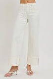 Tummy Control High Rise Wide Leg Pants