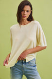 Short Sleeve Sweater Top