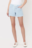 High Rise Drawstring Shorts