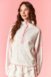 Polka Dot French Terry Pullover