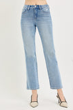 Risen Tummy Control 4 Way Stretch Mid Rise Ankle Straight