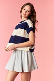 Wide Striped Top