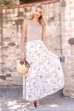 Tri Layered Maxi Skirt