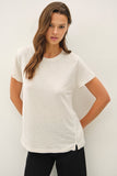 Lightweight Striped Basic Tee