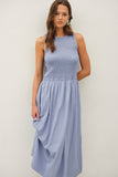 Drop Waist Midi Dress