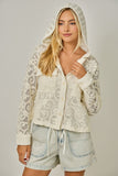 Crochet Hoodie Jacket