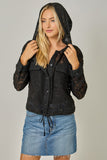 Crochet Hoodie Jacket
