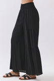 Wide Leg Smocked Waist Pants