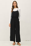 Solid Wide Leg Jumpsuit