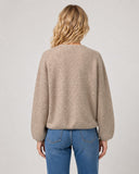 Crewneck Button-up Cardigan