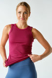 Micro-Ribbed Athleisure Tank Top
