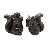 Dark Porcelain Squirrels