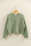 Rolled Edge Sweater