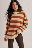 Rugby Stripe Oversized Sweater