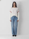 Blanket Stitch Oversized Fit Sweater