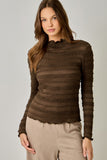Lettuce Edge Knit Top