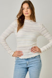 Lettuce Edge Knit Top