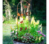 35" Rustic Bird Trellis Stake
