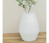 10.25 WHITE DOT PATTERN VASE