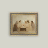 Neutral Nativity Framed Antique Art | 10x8
