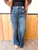Judy Blue High Waist Retro Wide Jeans