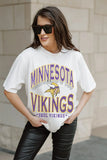 Minnesota Vikings Shakedown Oversized Crewneck Tee