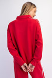 Modal Poly Piping Polo Top