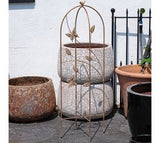 15.75" Gold Butterfly Trellis Stake