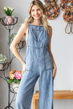 Washed Tencel Fatigue Overall