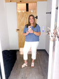 Knit Short Sleeve Top