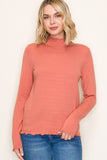 Lettuce Edged Pullover Sweater