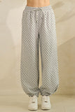 Cozy Micro Polka Dot Lounge Pants