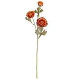 20.5" Inch Orange Ranunculus Spray