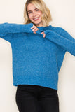 Ribbed Crew Neck Pullover