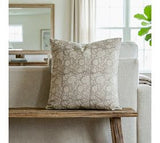 20 X 20 Sage Carnation Flower Pillow