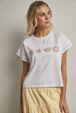 Summer Icons Embroidered Tee