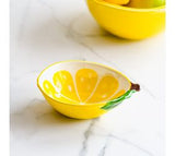 Ceramic Lemon Pattern Bowl