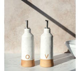 Two Tone Ceramic  Oil/vinegar Set