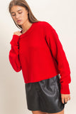 Seam Detail Oversized Sweater